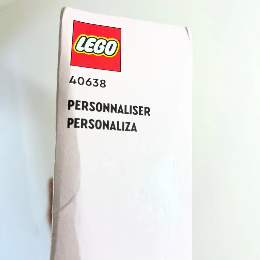 Lego heart ornament